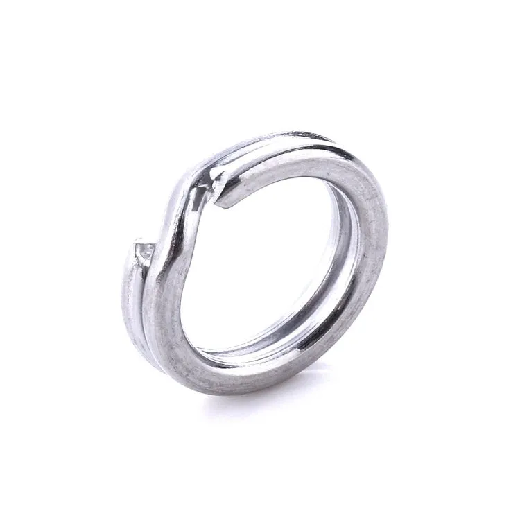 11mm HENGJIA SS010 50pcs /Pack Stainless Steel Flat Ring Fishing Space Fittings