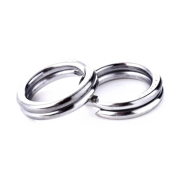 11mm HENGJIA SS010 50pcs /Pack Stainless Steel Flat Ring Fishing Space Fittings