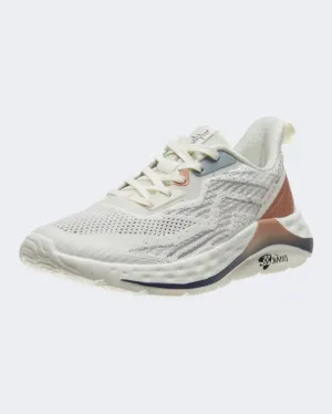 12122203207-003 Cushioning Running Shoes Wht/Orang