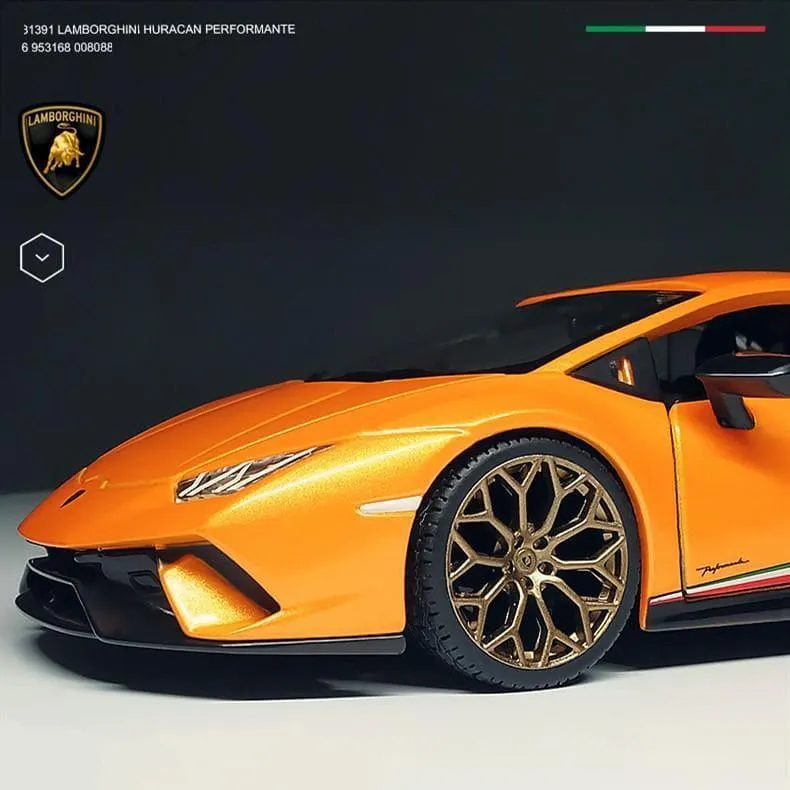 1:24 Lamborghini Huracan Performante Alloy Model Car