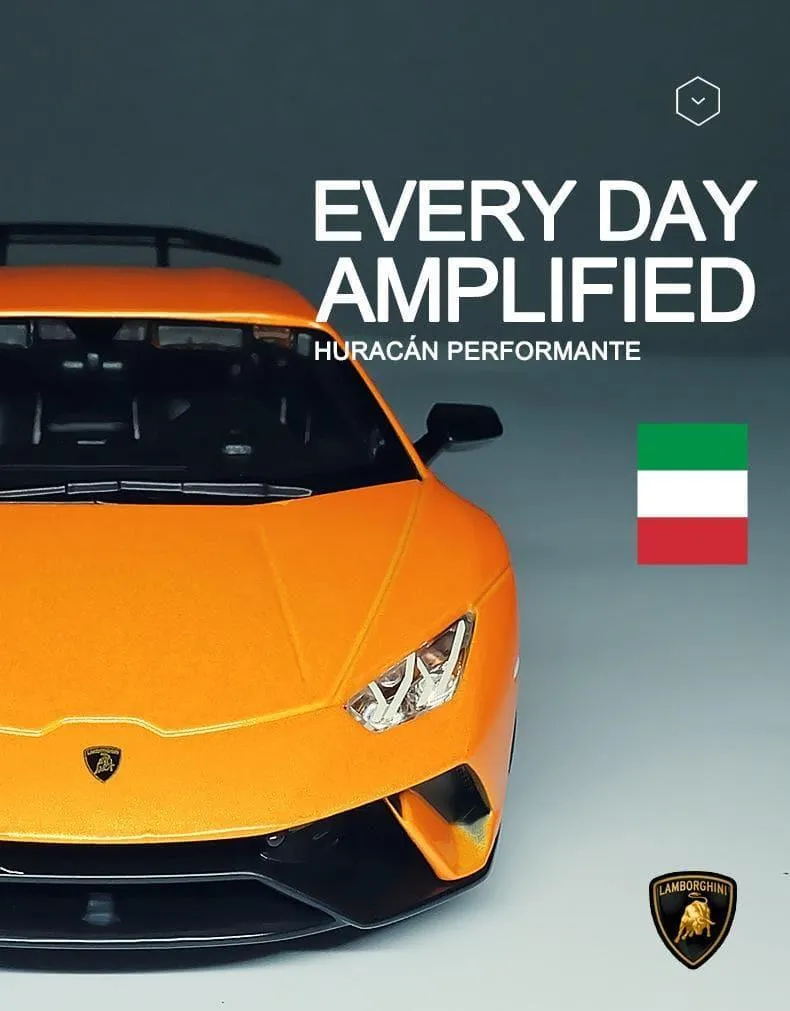 1:24 Lamborghini Huracan Performante Alloy Model Car