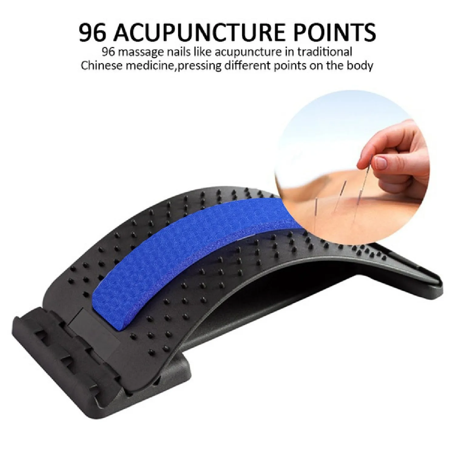 1666 Multi-Level Back Stretcher Posture Corrector Device For Back Pain Relief