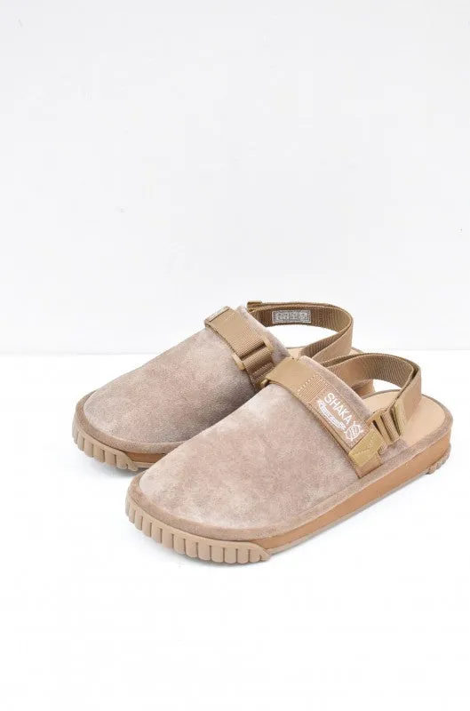 ★30%OFF★「SHAKA」snug clog suede -tan-