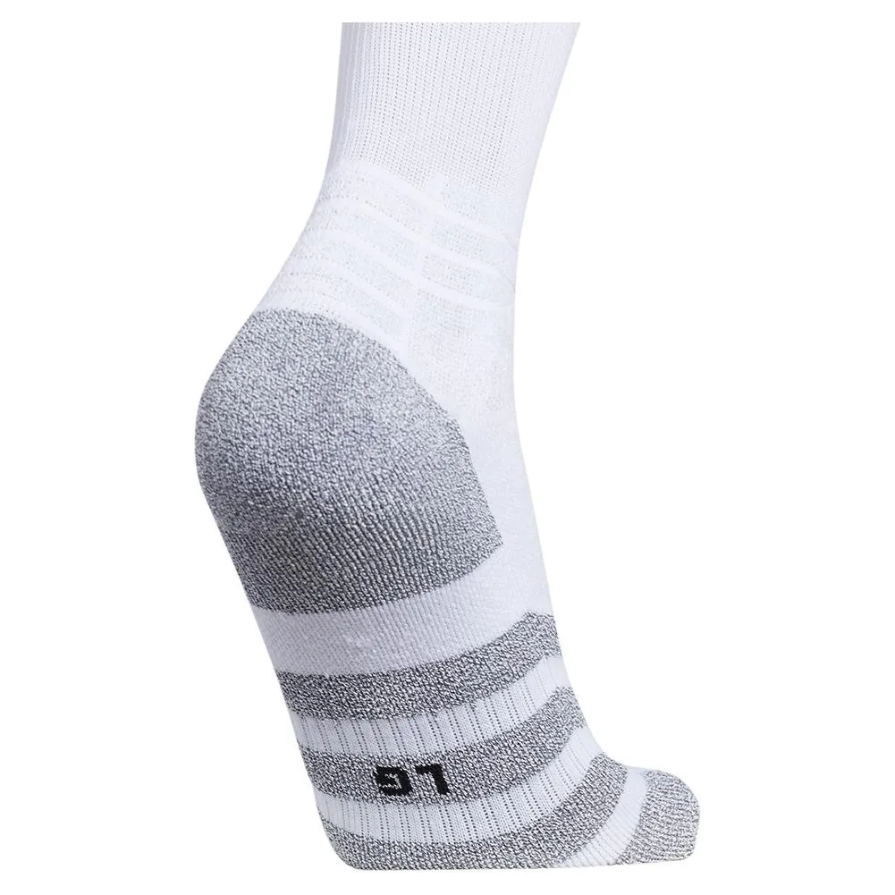 5-Star Team Traxion Crew Socks White and Clear Grey