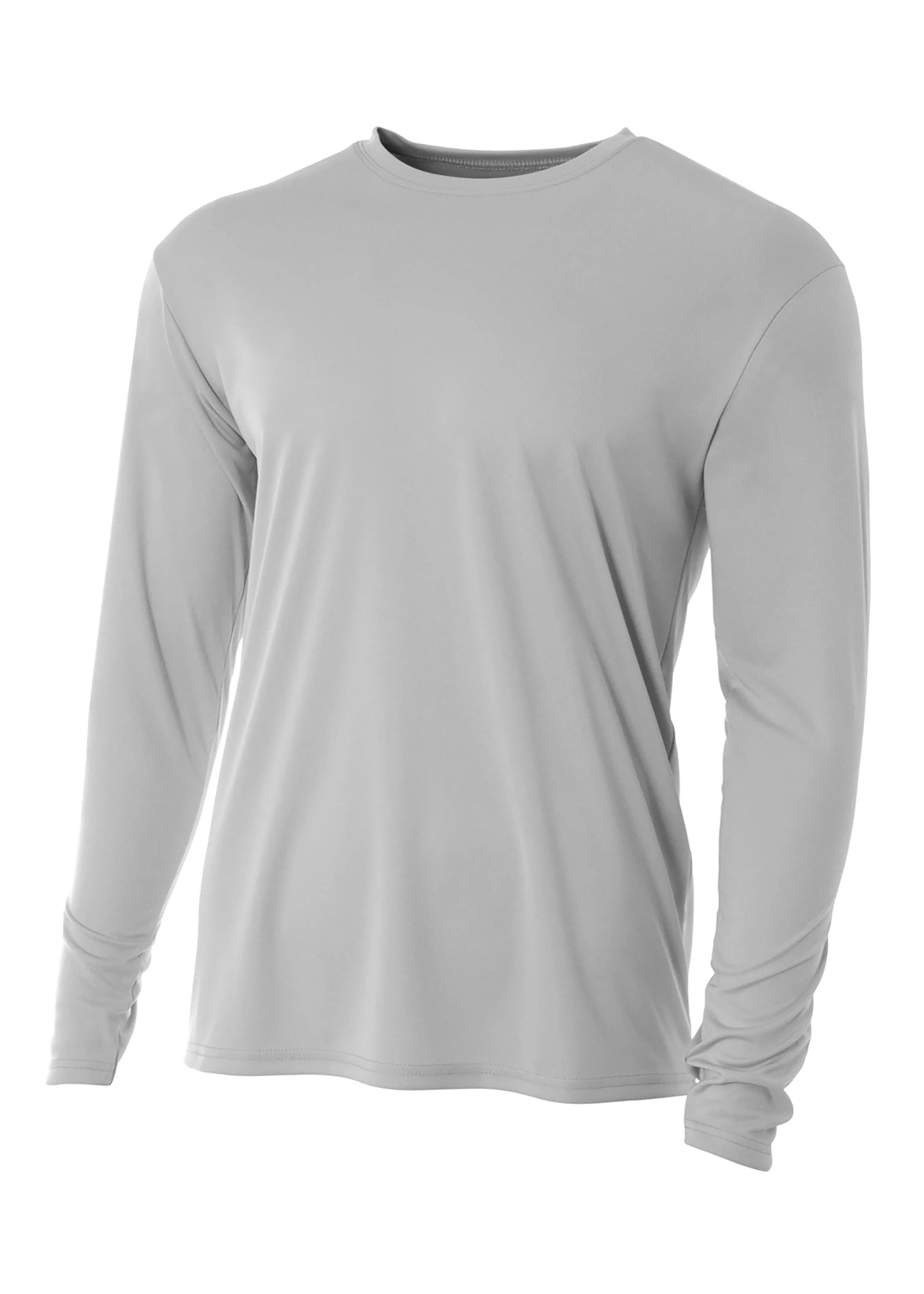 A4 Youth Cooling Performance Long Sleeve Crew