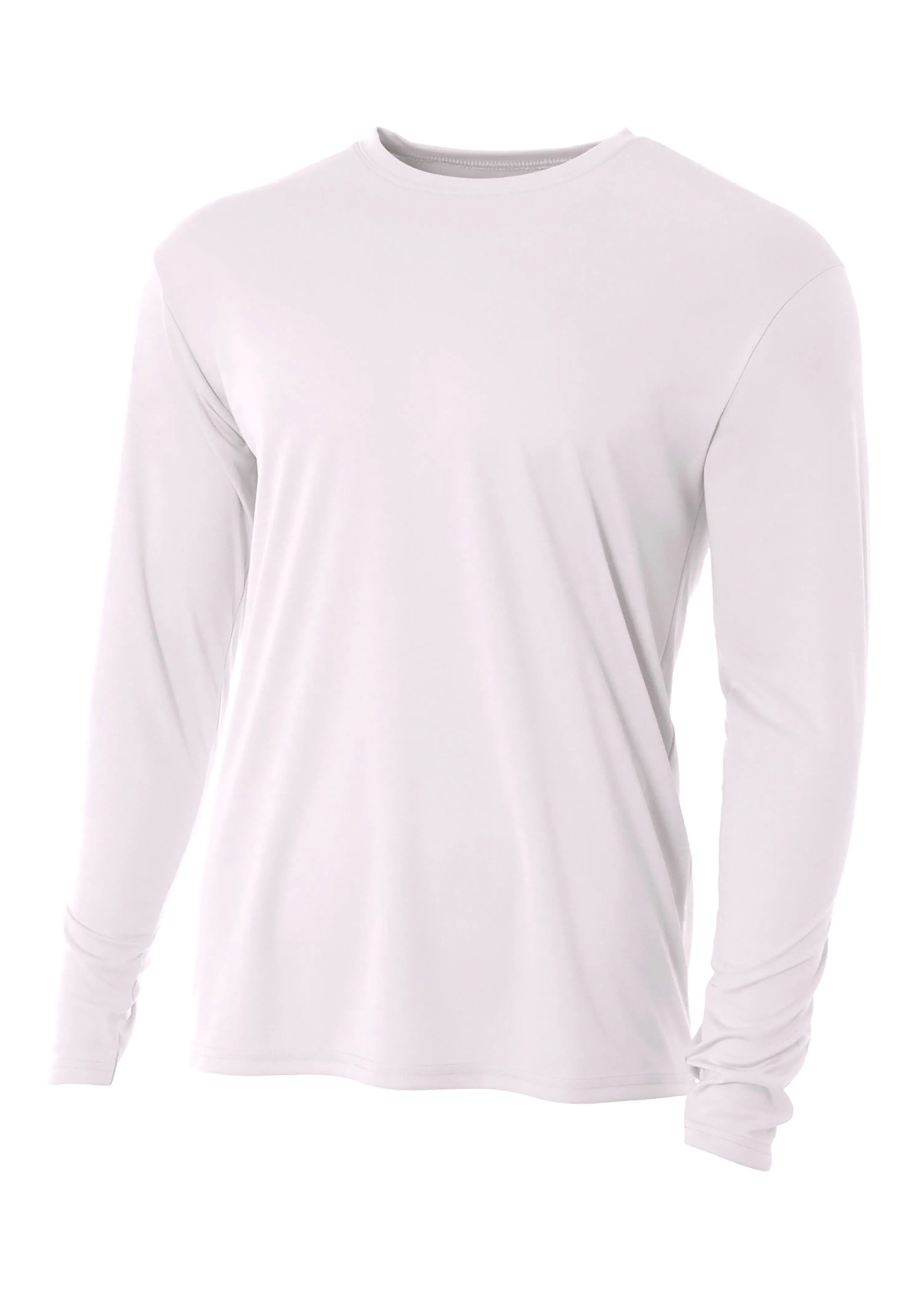 A4 Youth Cooling Performance Long Sleeve Crew