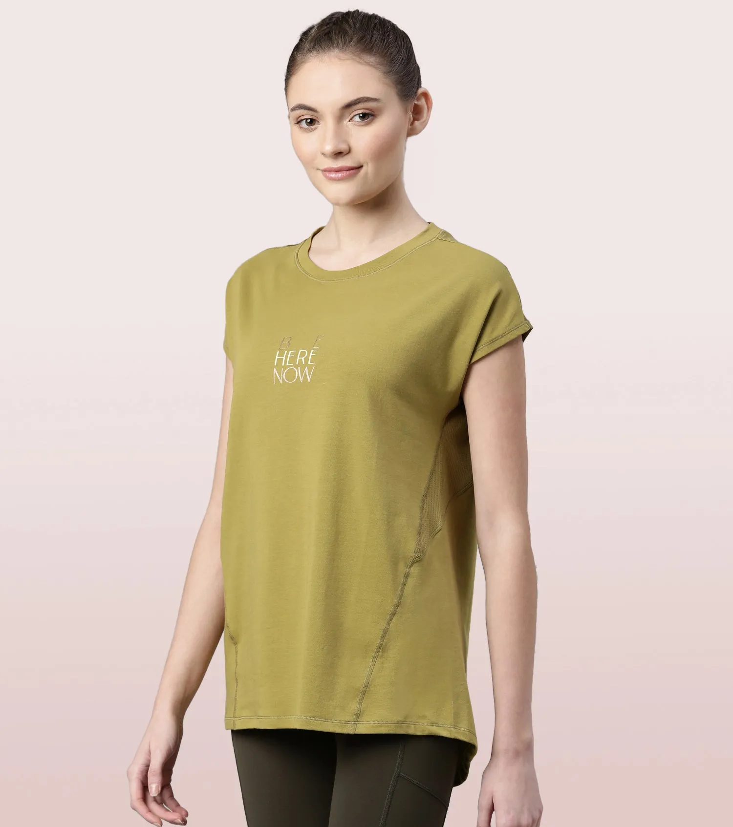 Active Stay Fresh Tee | Dry Fit Cotton Spandex Workout Tee