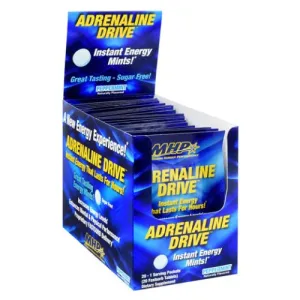 Adrenaline Drive Peppermint 20 Count By Maximum Human Performance