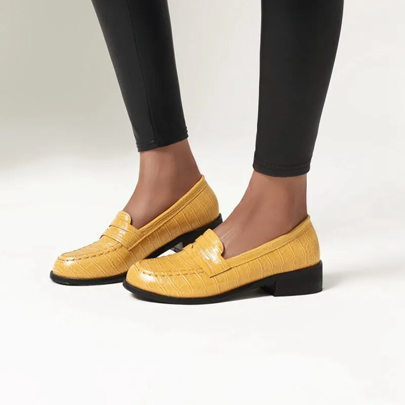 AlliChic Slip-on Chunky Heels