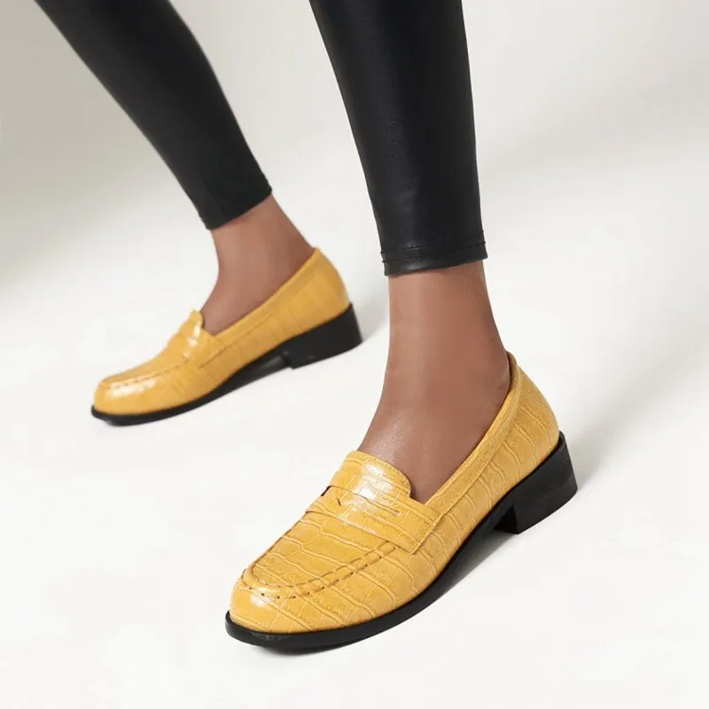 AlliChic Slip-on Chunky Heels