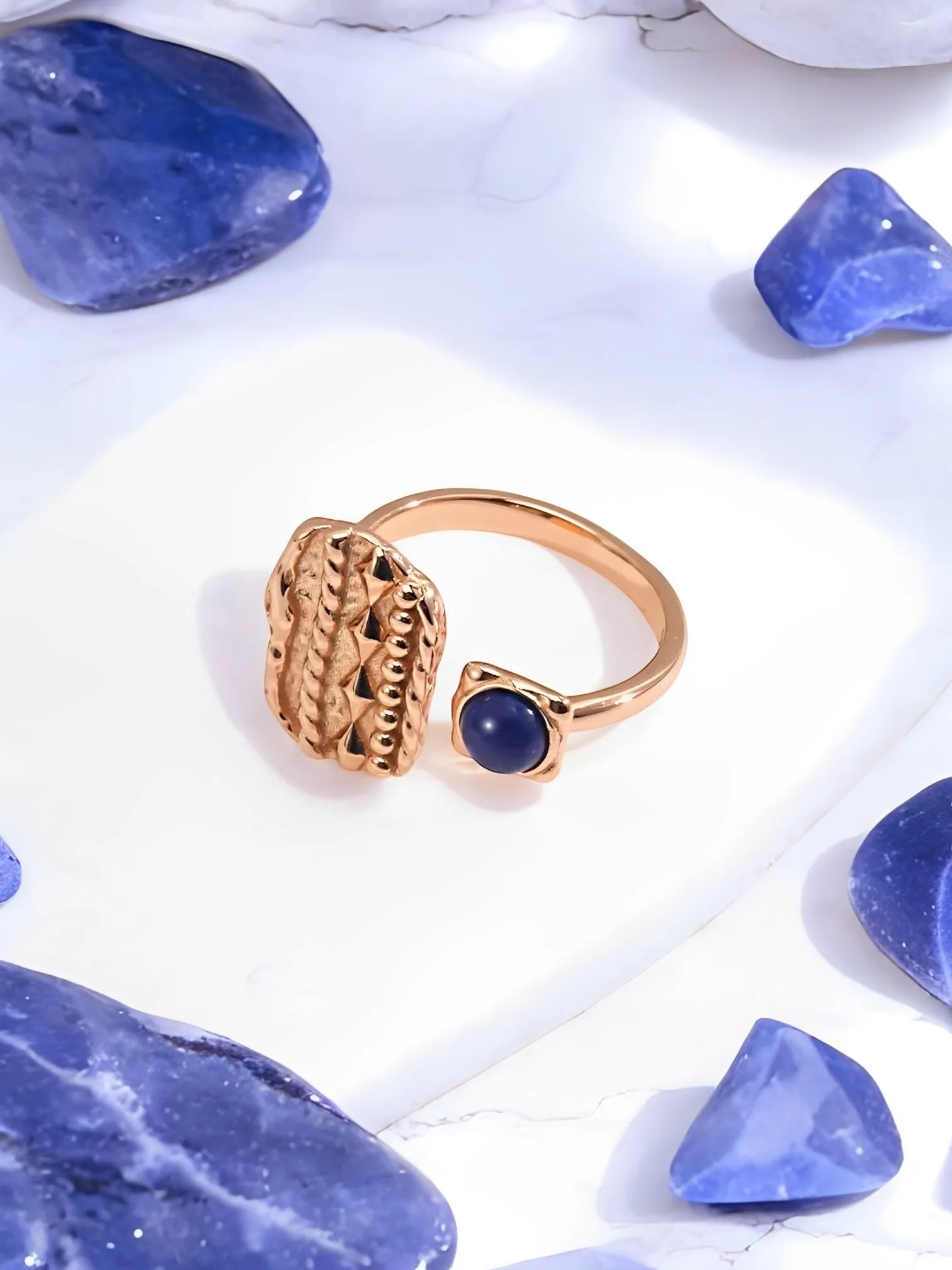 Antica - Vintage Style Lapis Lazuli Ring