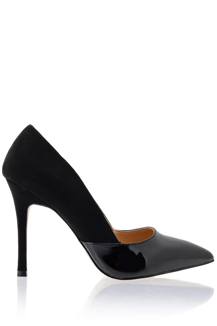 AUBREY Black Suede Pumps