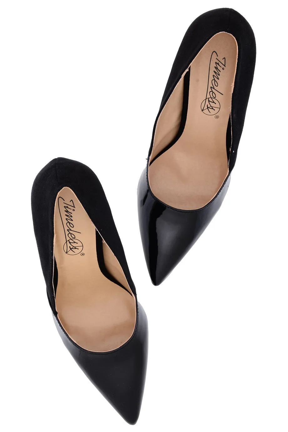 AUBREY Black Suede Pumps