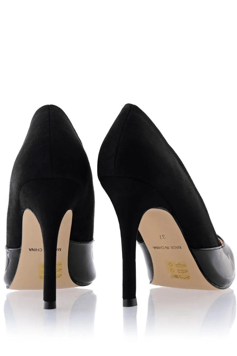 AUBREY Black Suede Pumps