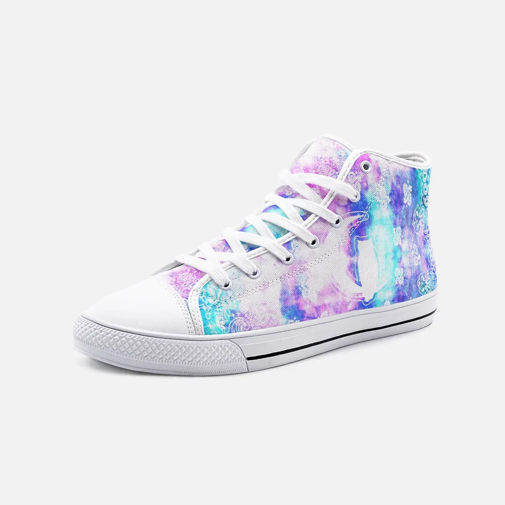 BANDANA COLORFULL Unisex High Top Canvas Shoes