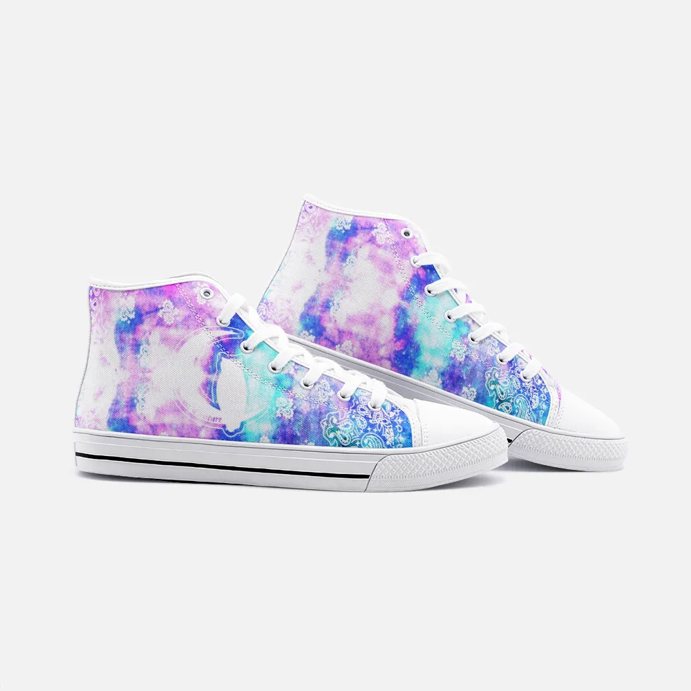 BANDANA COLORFULL Unisex High Top Canvas Shoes