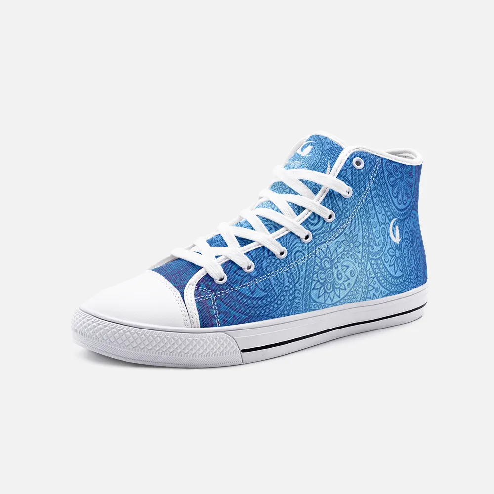 BANDANA LUXURY Cs'UP Unisex High Top Canvas Shoes