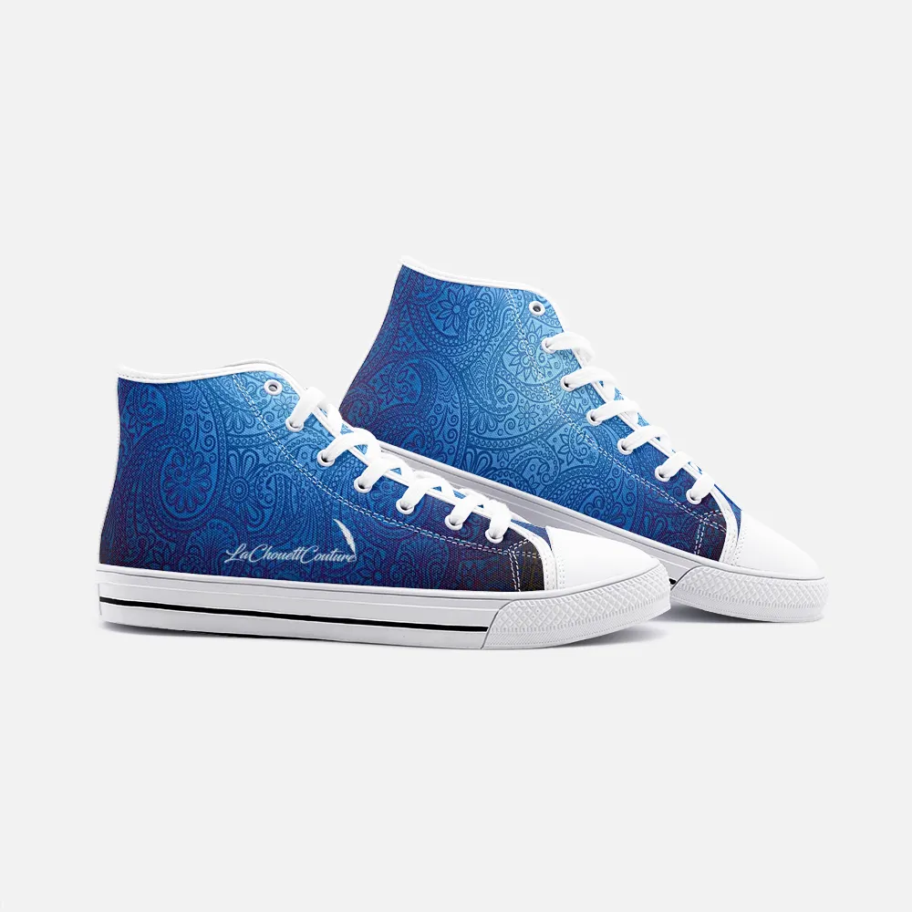 BANDANA LUXURY Cs'UP Unisex High Top Canvas Shoes