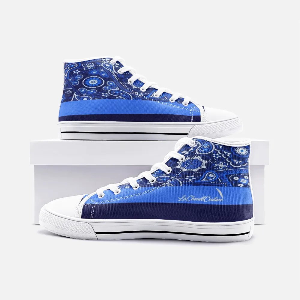 BANDANA VIRAL Cs'UP Unisex High Top Canvas Shoes