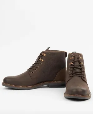 Barbour Deckham Boot in Dark Brown