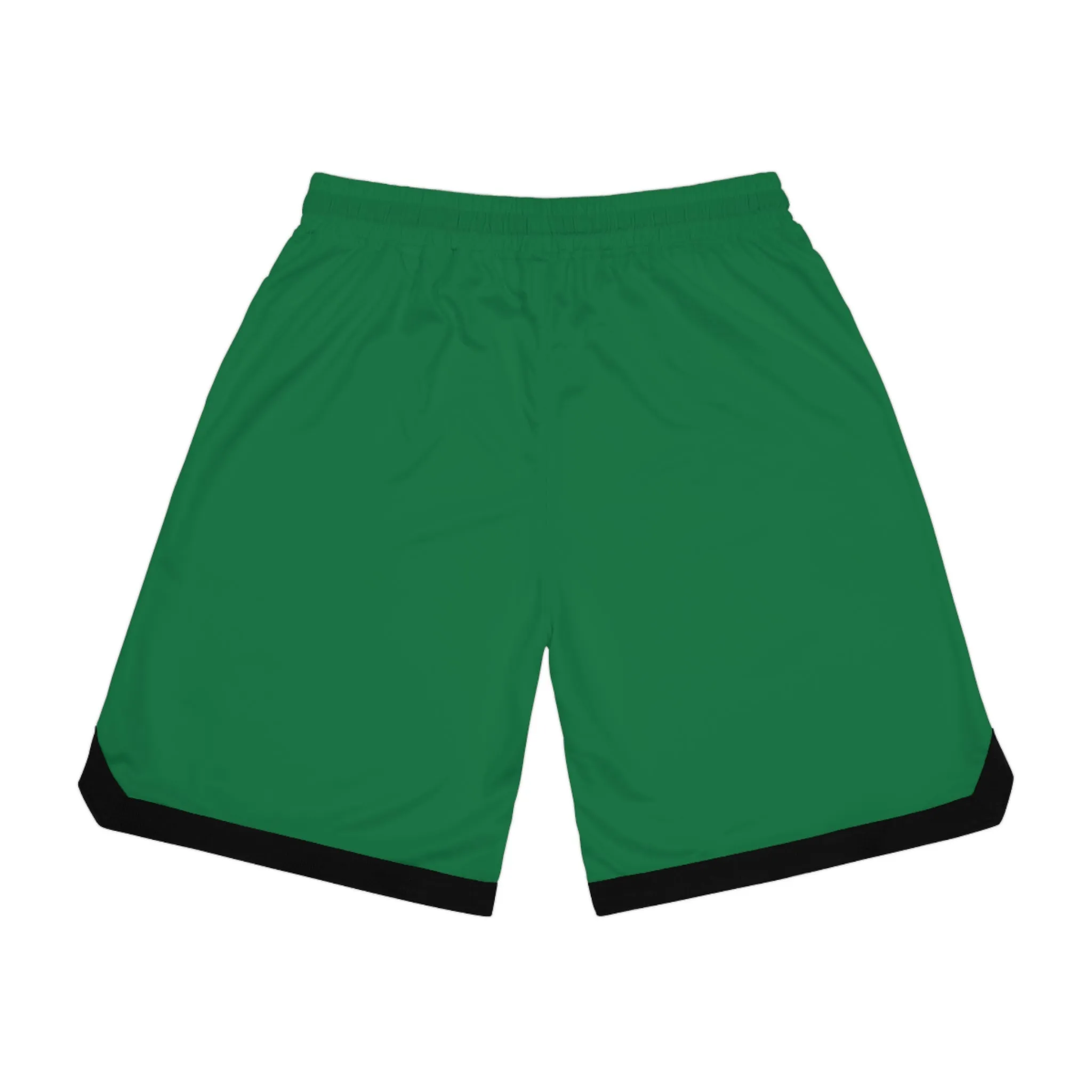 Basketball Rib Green Shorts (AOP)