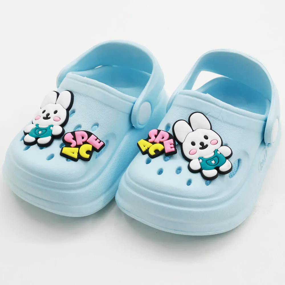 Blue Clogs With Space Charms