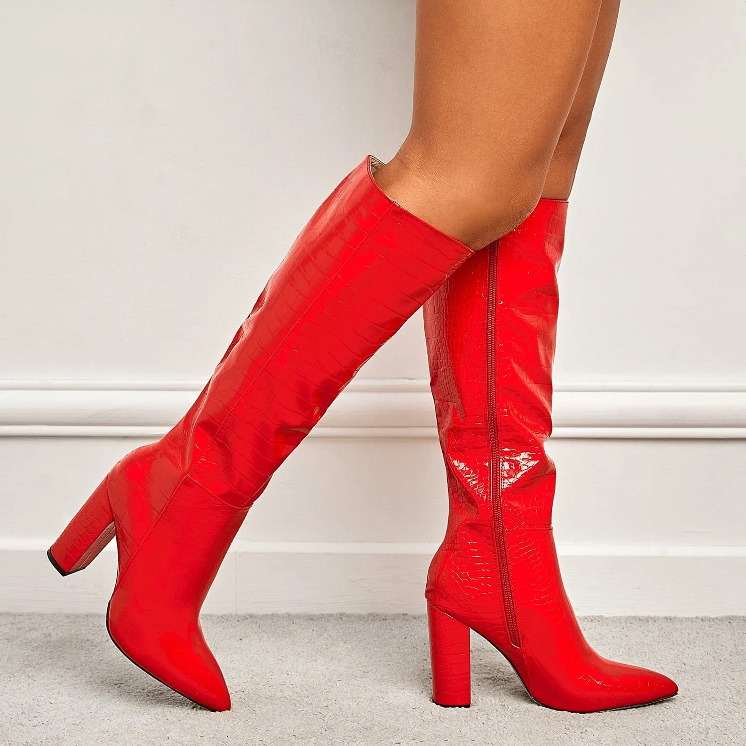 Brightness High-heeled Boots