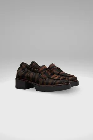 Buena Tiger Print Platform Loafer