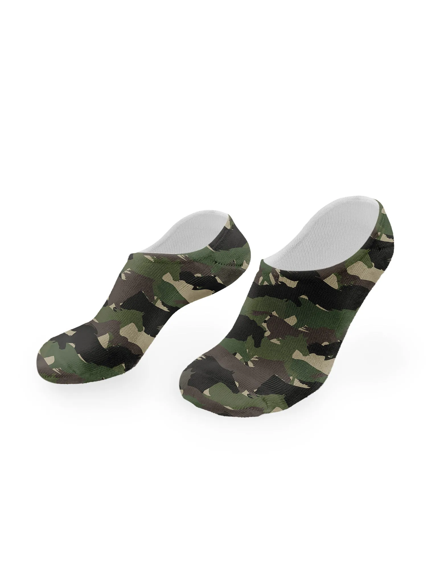 Camo Horses No Show Socks