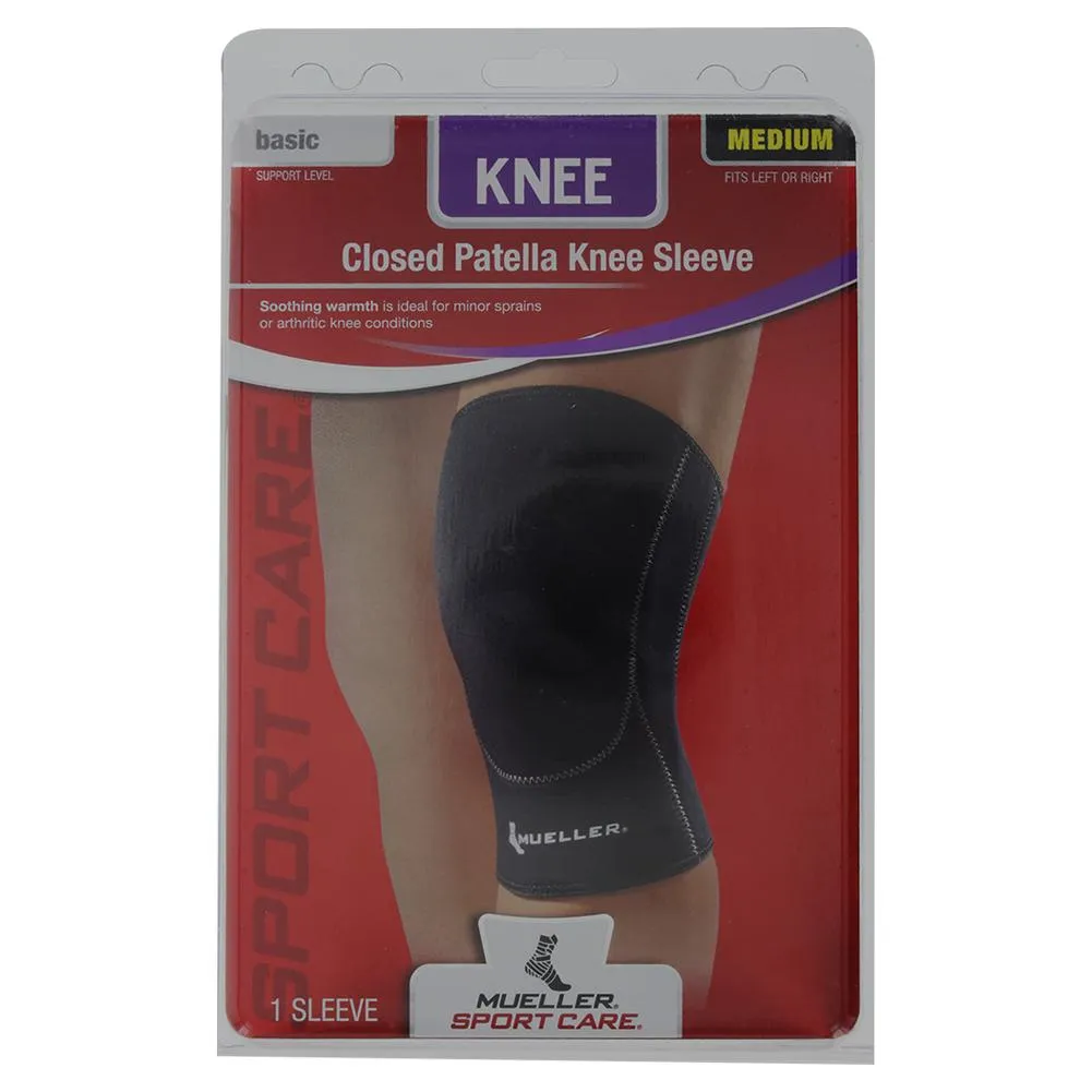 Closed Patella Knee Sleeve Medium