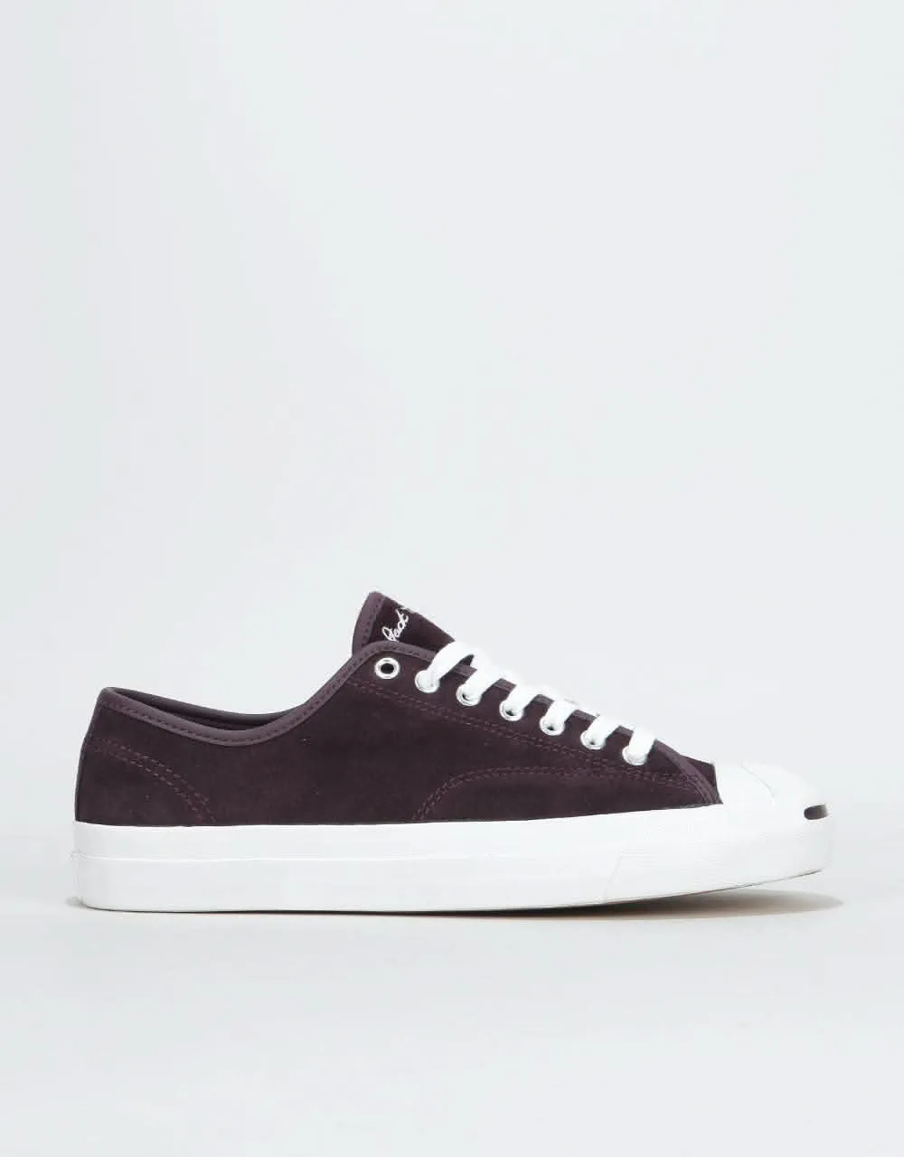 Converse Jack Purcell Pro Ox Skate Shoes - Black Cherry/White/White