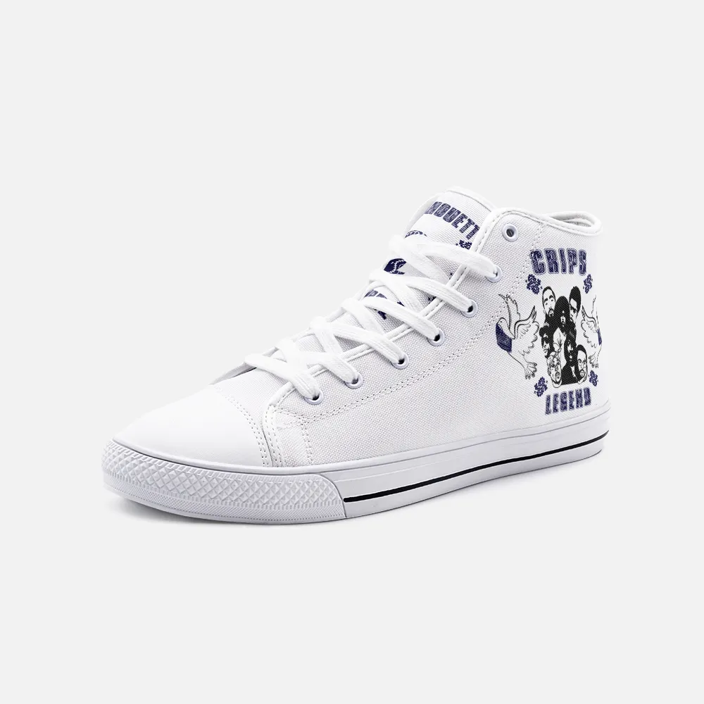 CRIPS LEGEND Unisex High Top Canvas Shoes