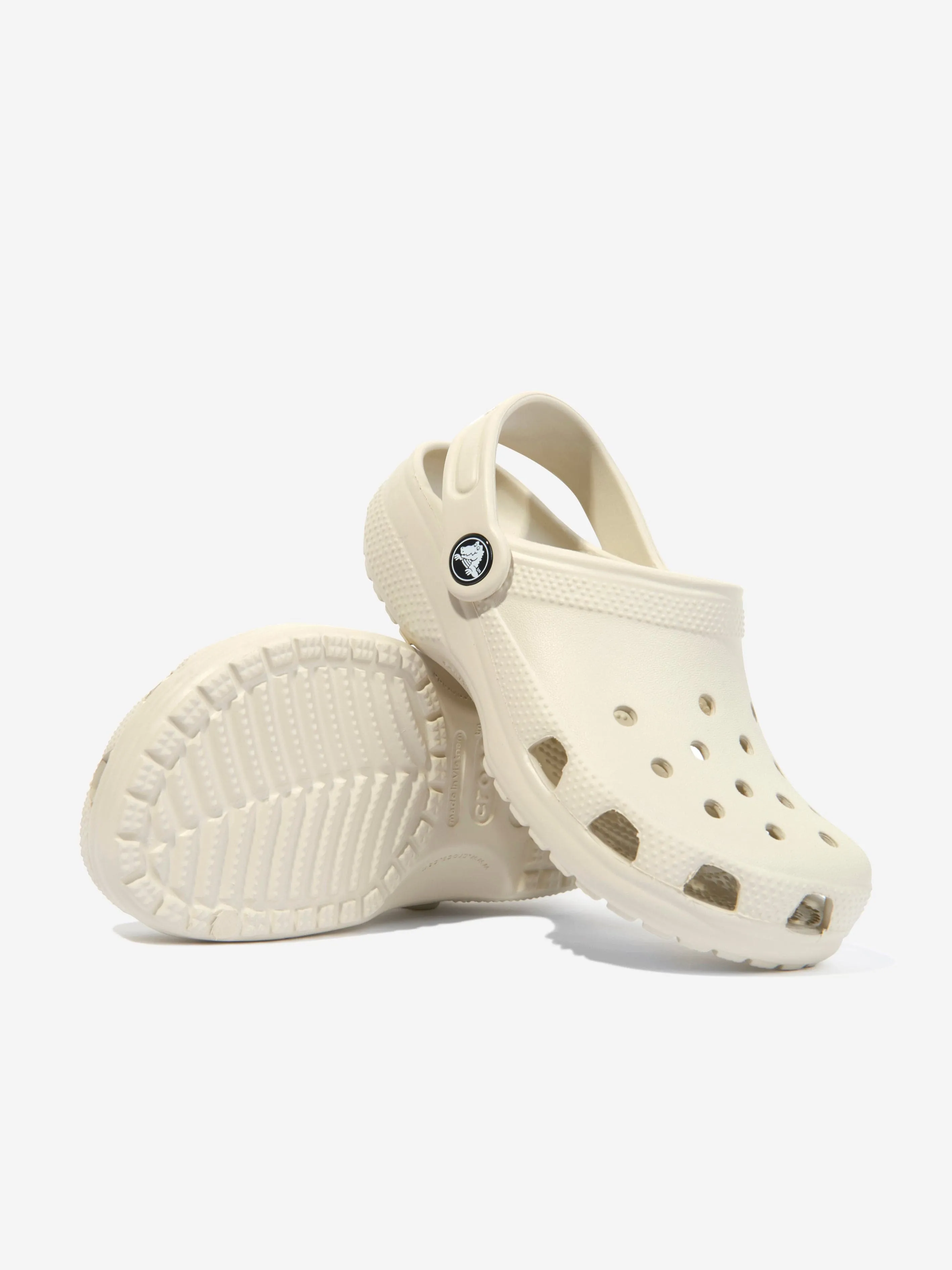 Crocs Kids Classic Clog in Beige