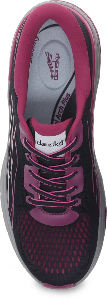 'Dansko' Women's Pace Mesh - Black / Berry