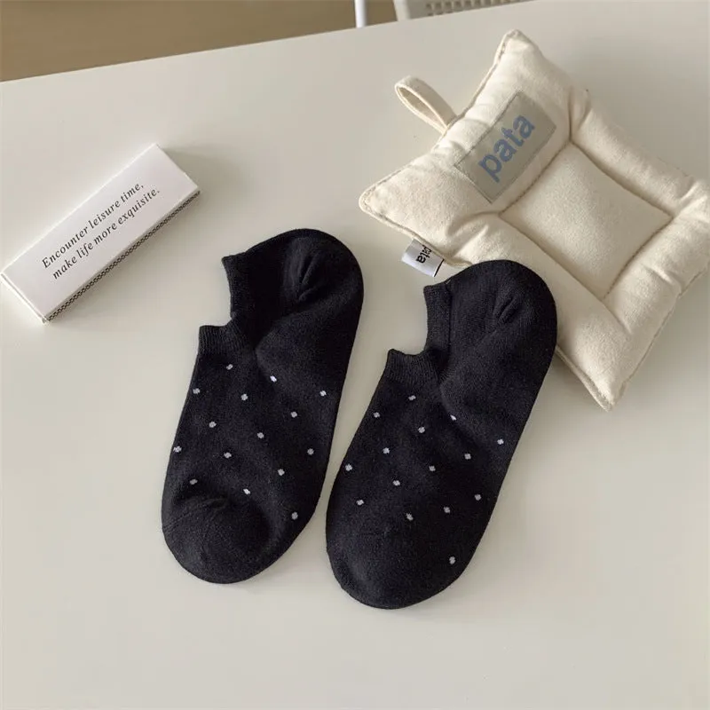 Dot Women's Low-cut Liners Socks Invisible