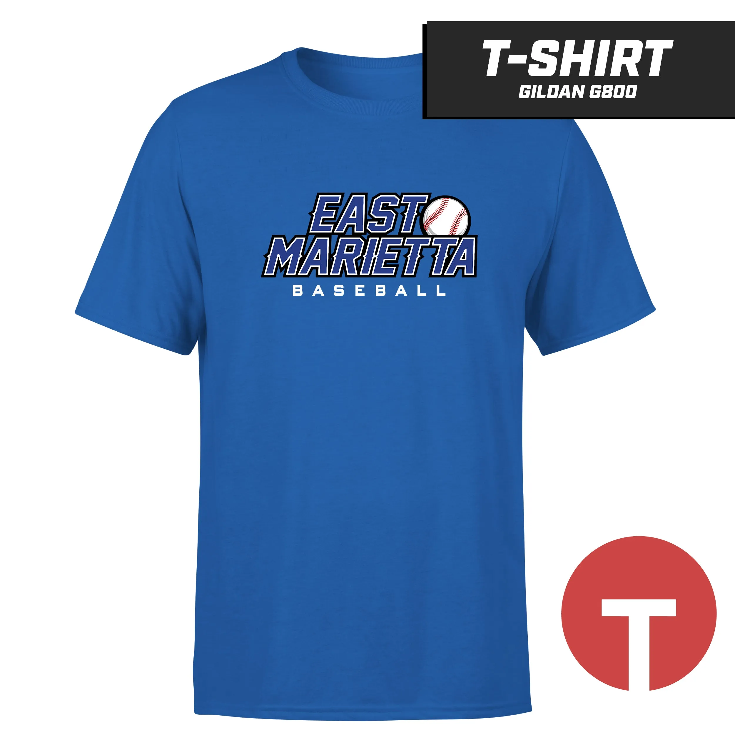 East Marietta Little League - T-Shirt Gildan G800