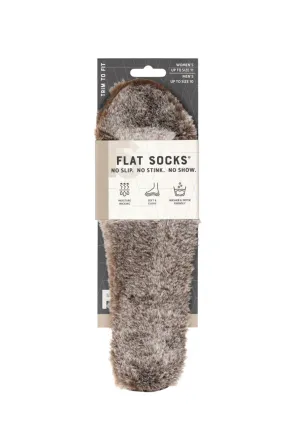 Flat Socks - Chestnut Fur