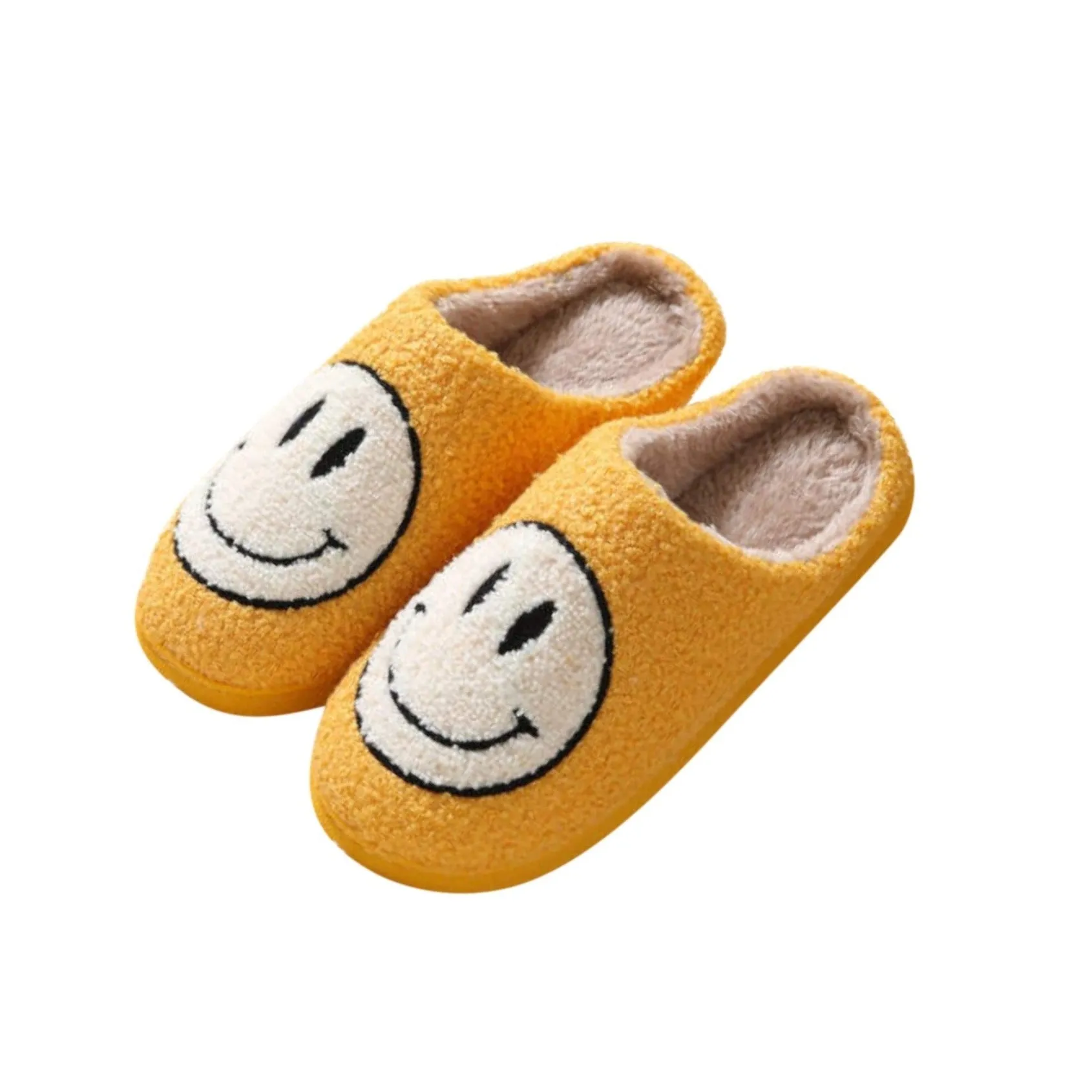 Fluffy Smile Slippers - Variants