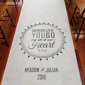 Free Spirit Wedding Aisle Runner