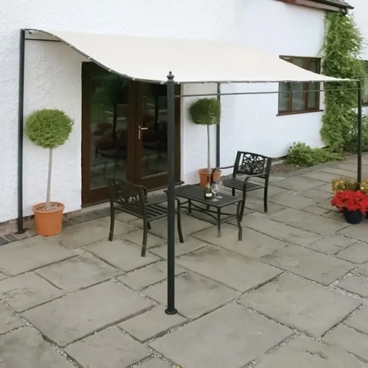 Garden Patio Awning Canopy Waterproof Shade Cloth, Size:2.5X2.6m(Beige)