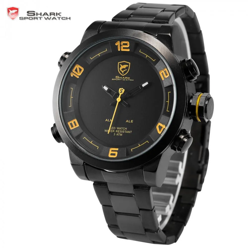 GULPER Shark 2 Sport Watch Black/Yellow SW 361