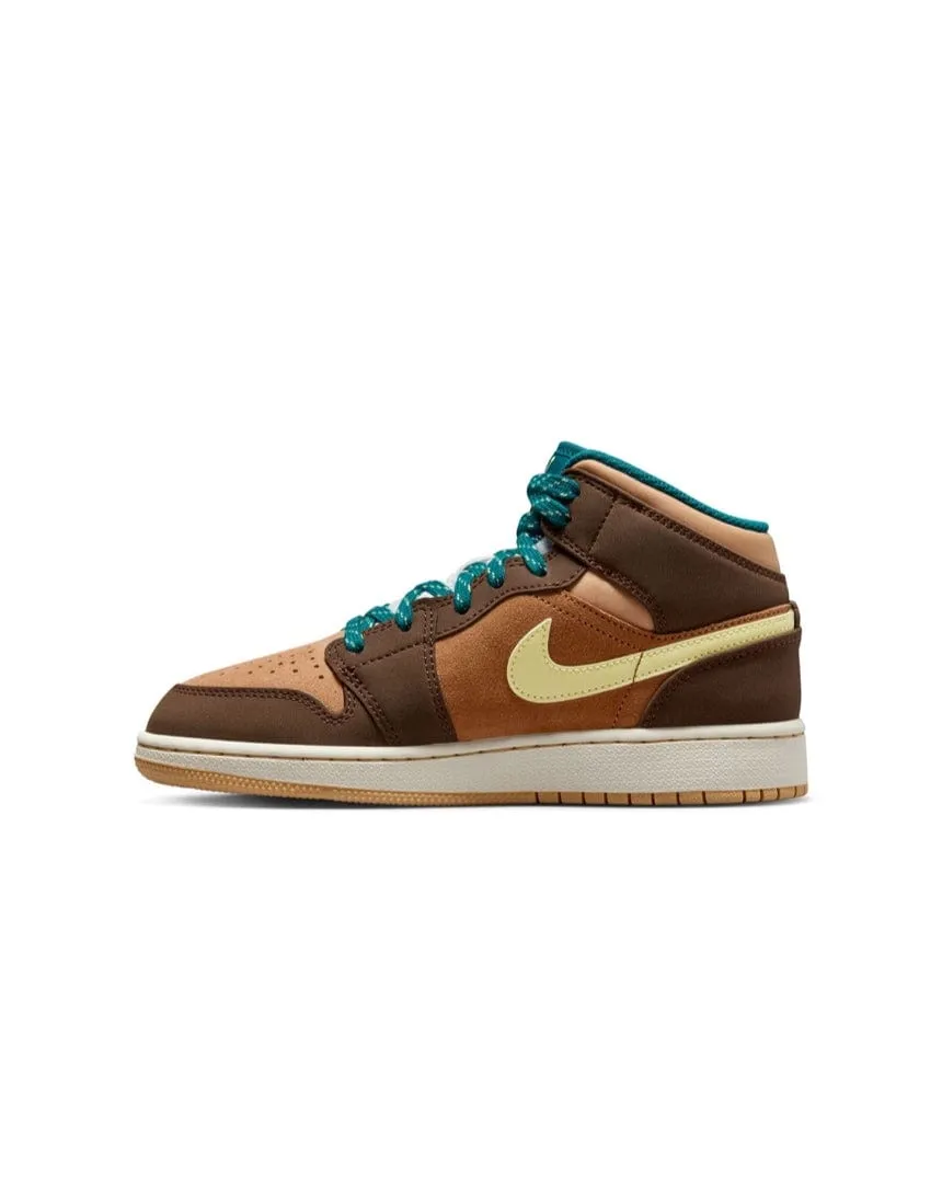 Jordan 1 Mid SE ( GS ) - Cacao Wow