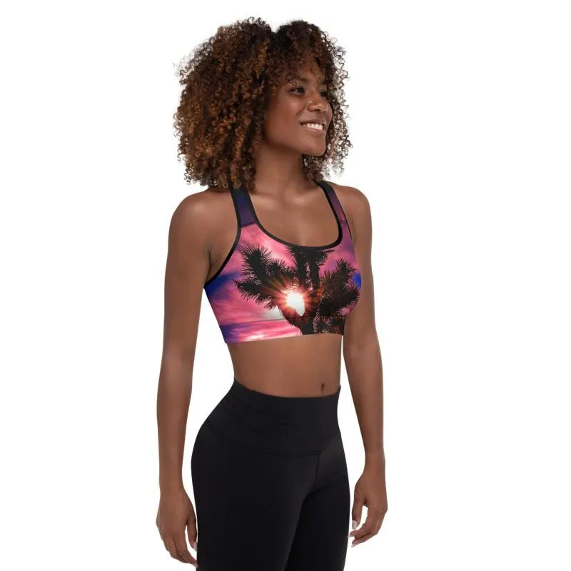 Joshua Tree Padded Sports Bra - California