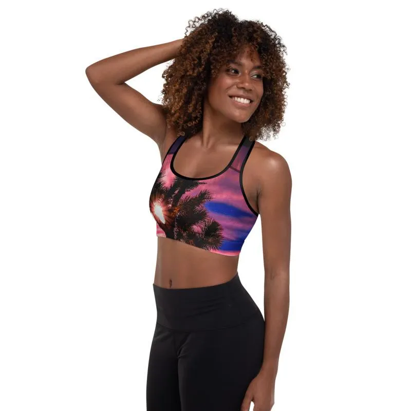 Joshua Tree Padded Sports Bra - California