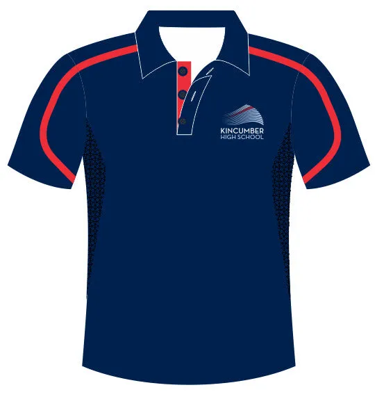 Kincumber High School PDHPE Sports Polo Shirt - Navy