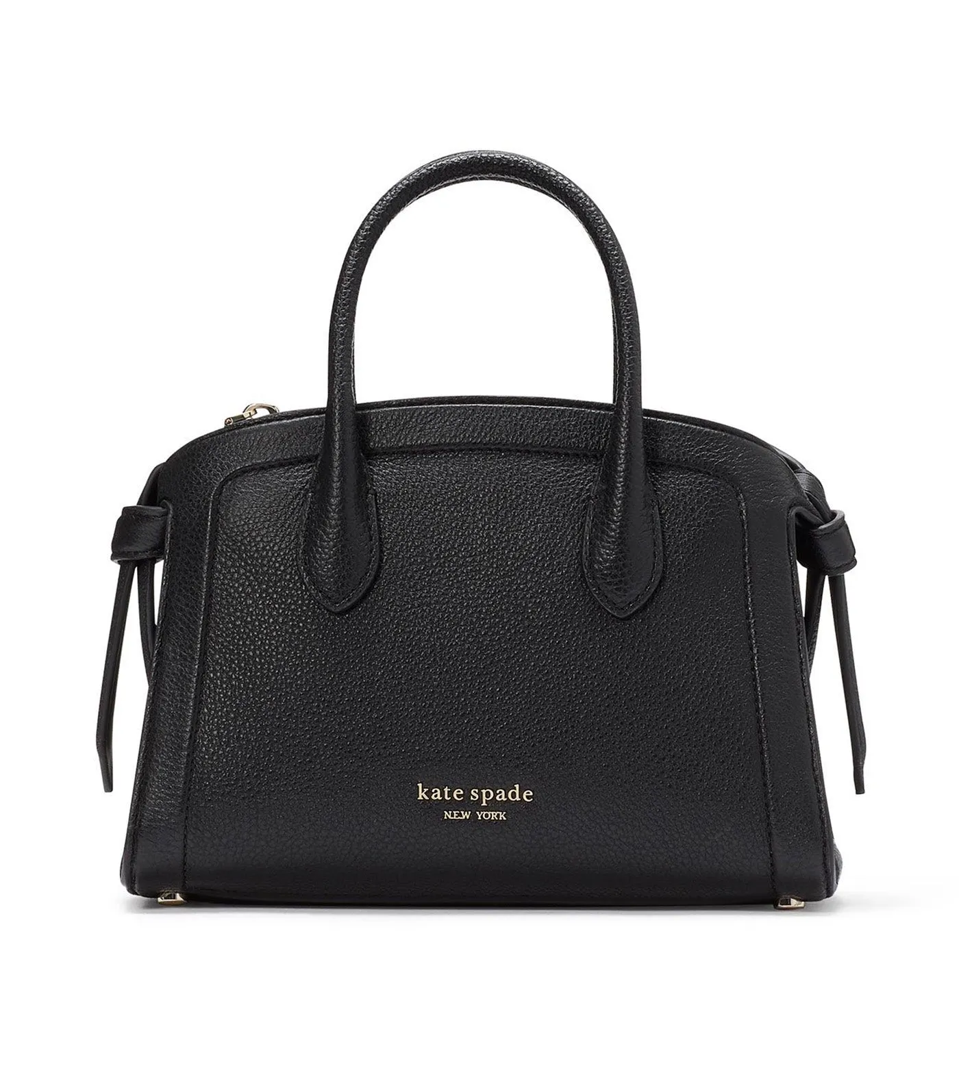 Knott Mini Zip-top Satchel Black