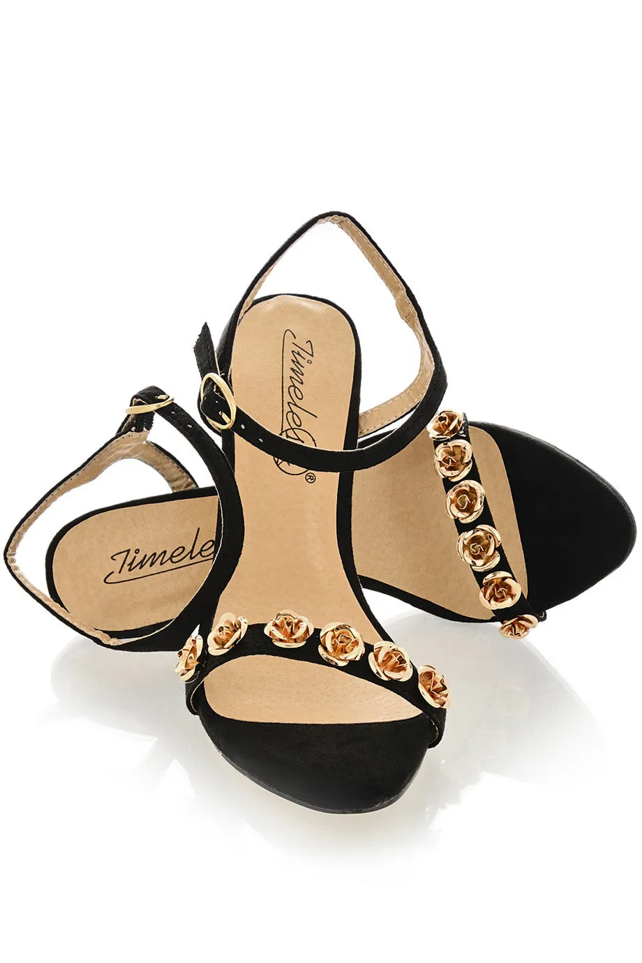 KONSTANZE Black Sandals