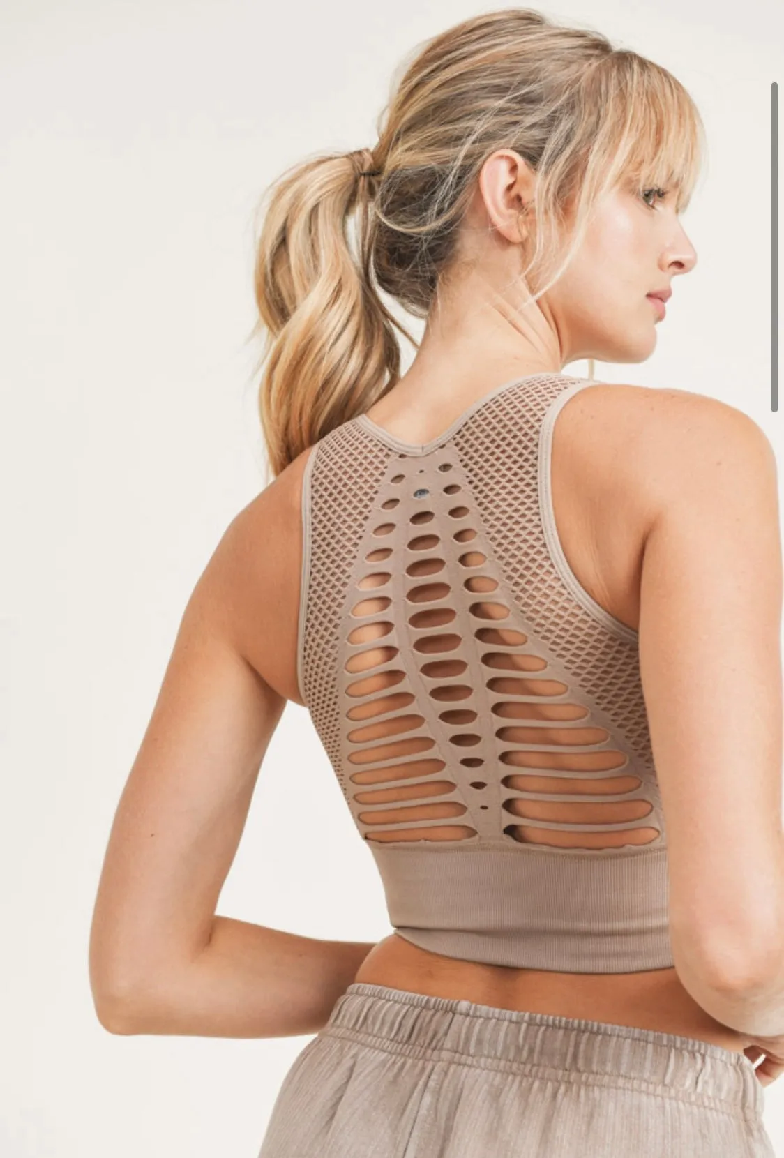 Laser Cut Sports Bra