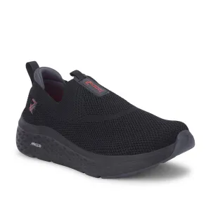 Leap7x By Liberty Mens NITRUN-2 Black Sports Non Lacing Shoes