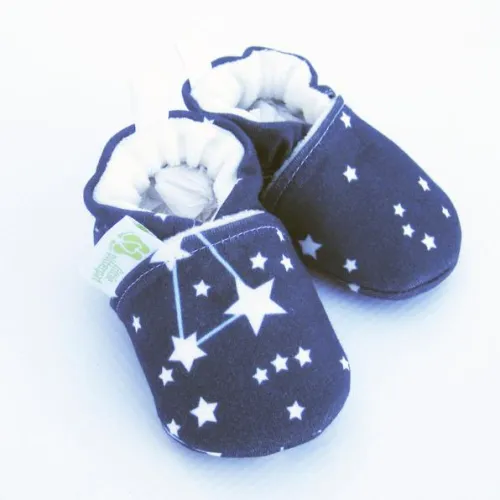 Little Pitterpat Constellations Knit All Fabric Soft Sole Shoes